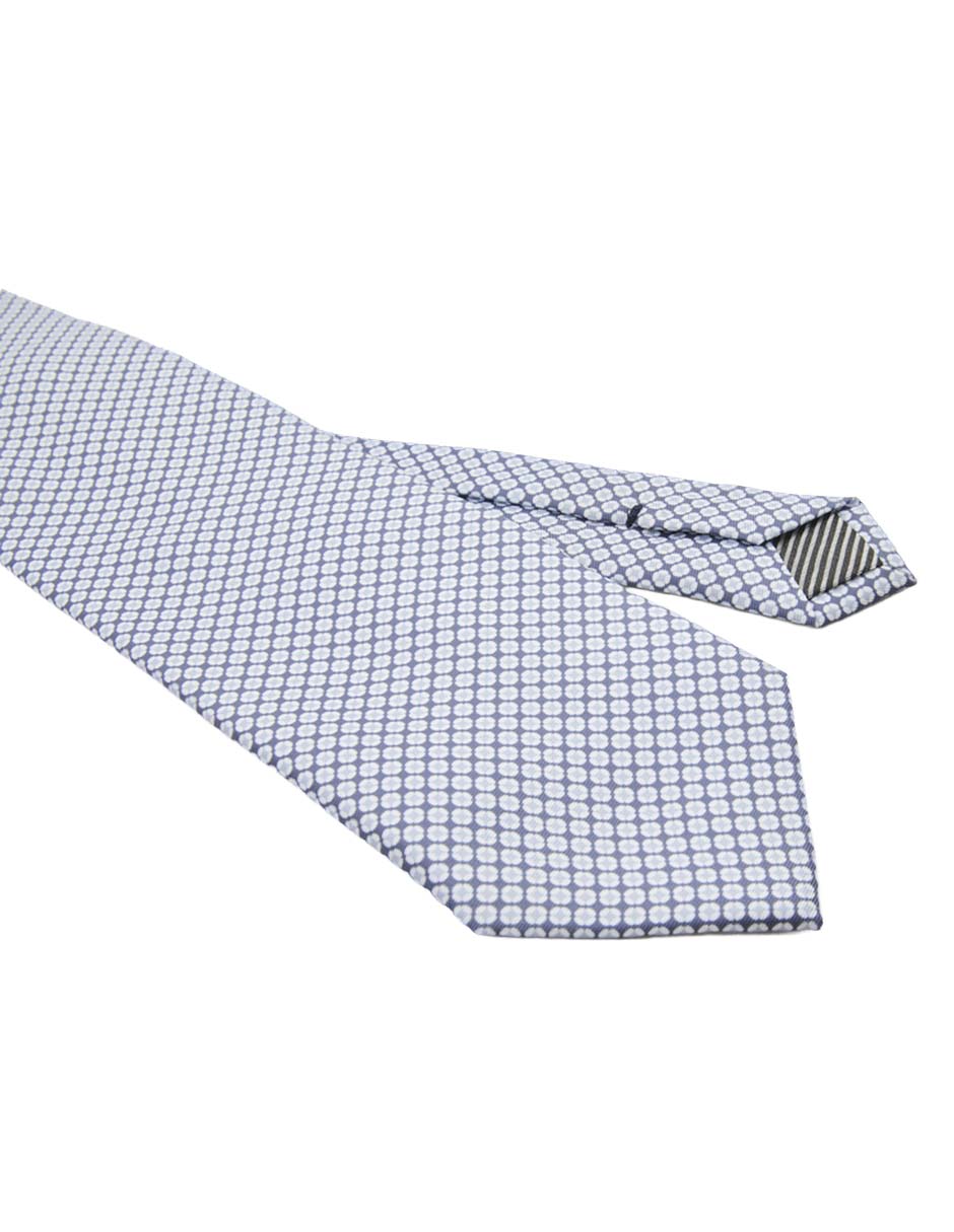 Corbata regular estampado microprint para hombre 2