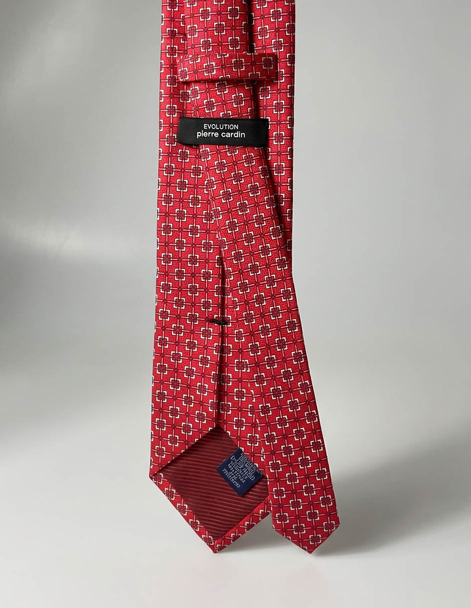 Corbata Pierre Cardin regular estampado a cuadros para hombre