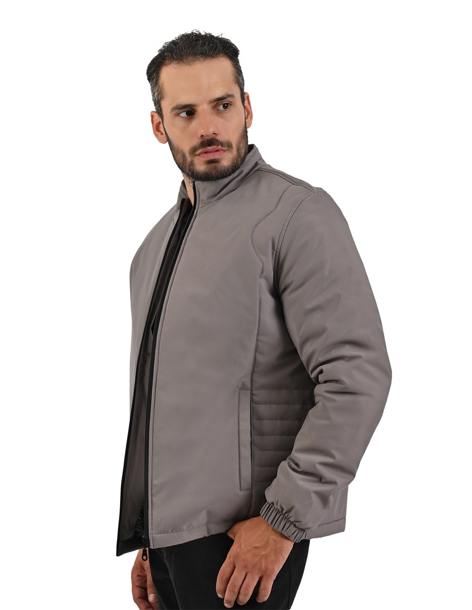 Chamarra acolchada con bolsillos para hombre 5