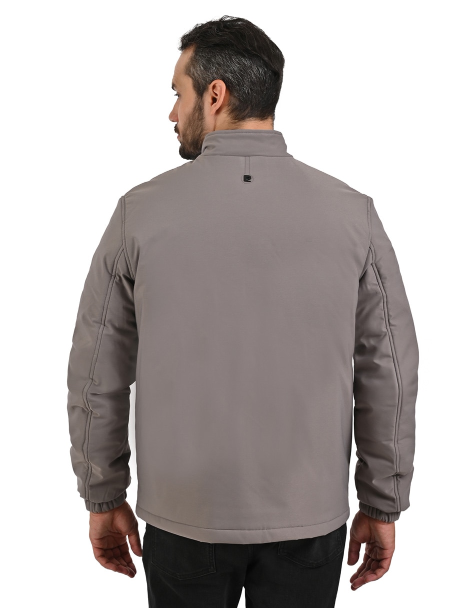 Chamarra acolchada con bolsillos para hombre 6