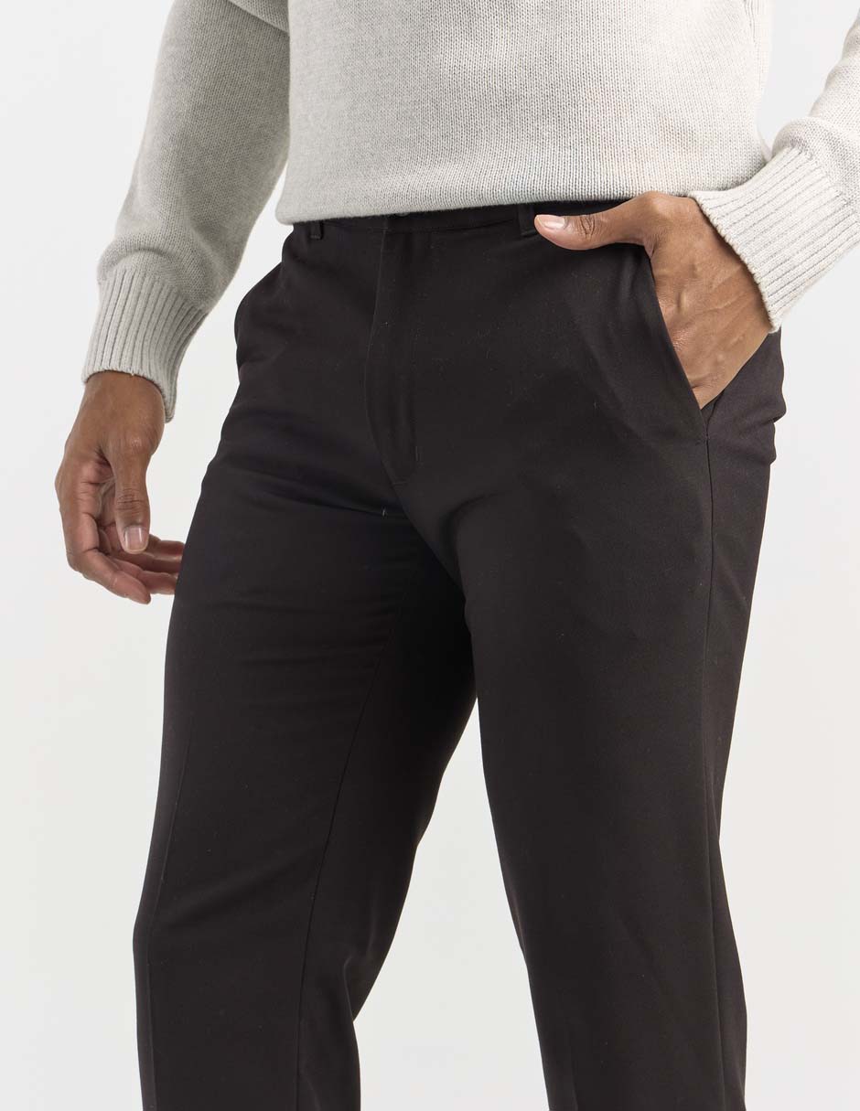 Pantalón de vestir straight de algodón para hombre 2