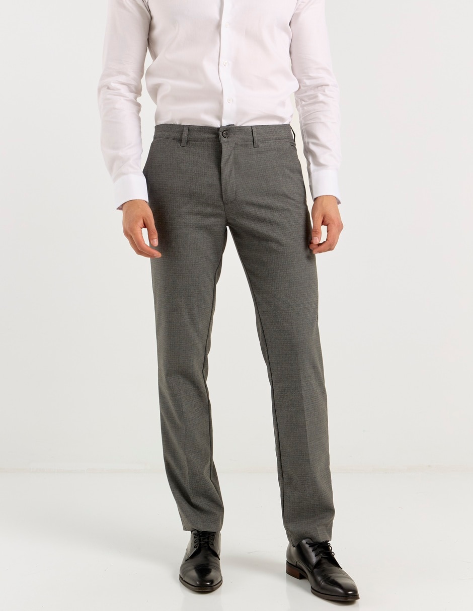 Pantalón de vestir slim para hombre Pantalón de vestir slim para hombre