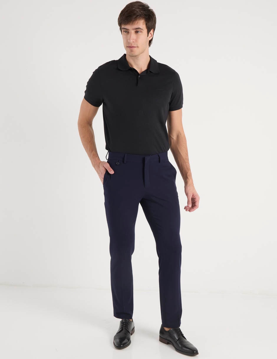 Pantalón de vestir straight para hombre 4