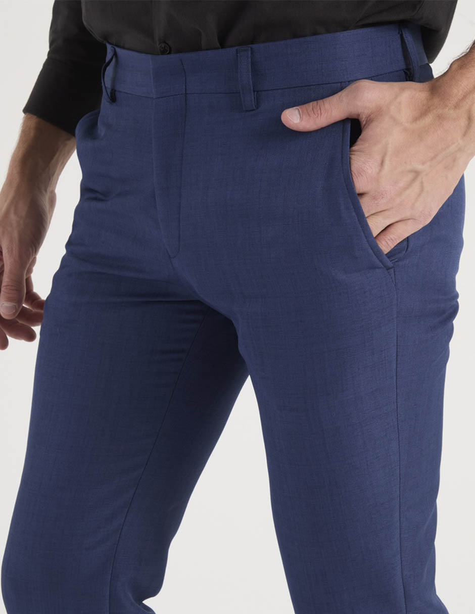 Pantalón de vestir slim de algodón para hombre 3