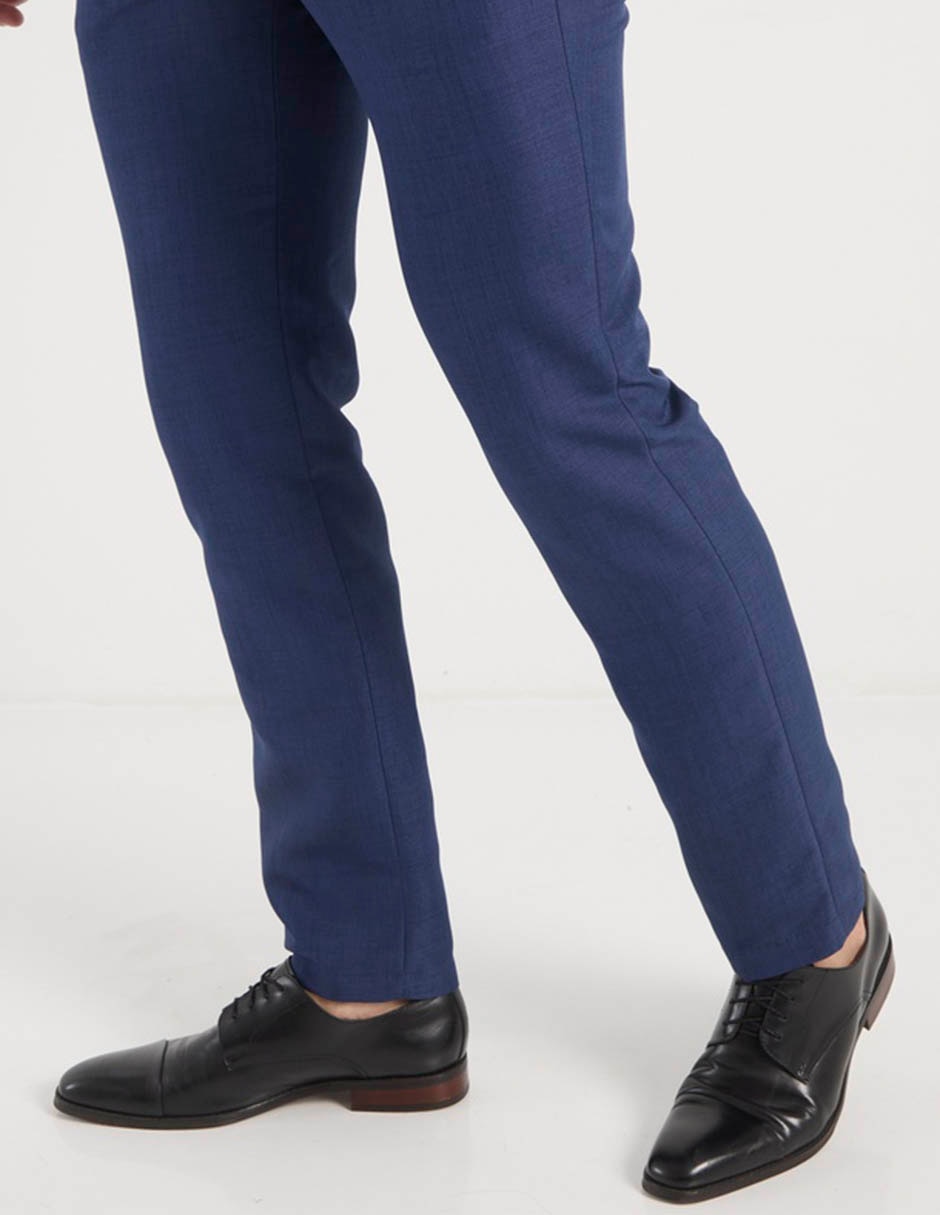 Pantalón de vestir slim de algodón para hombre 2