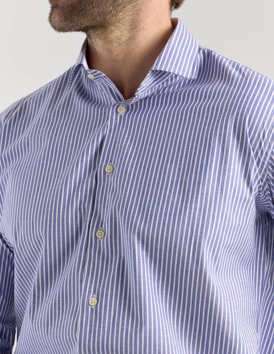 Camisa formal de algodón manga larga para hombre 2