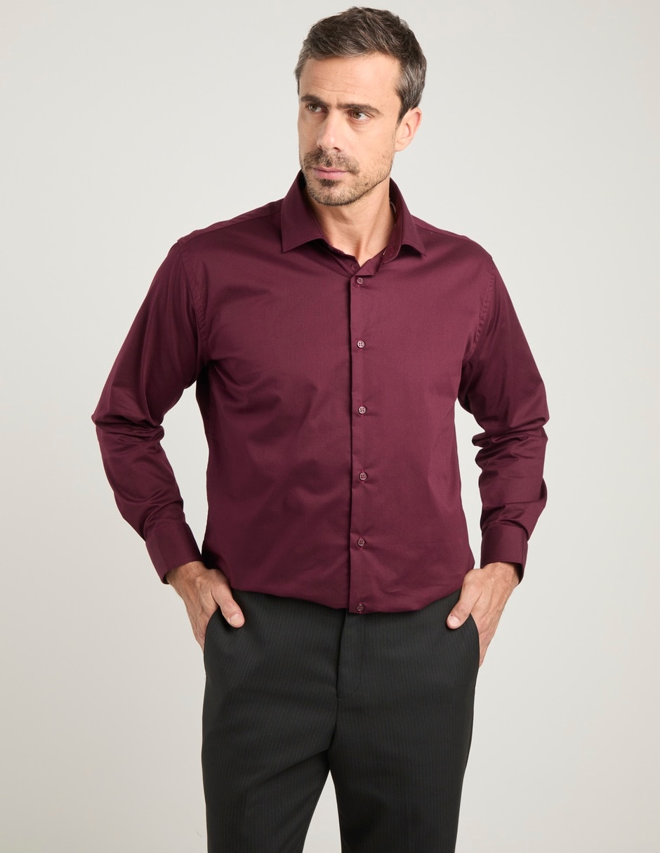 Camisa formal manga larga para hombre Camisa formal manga larga para hombre