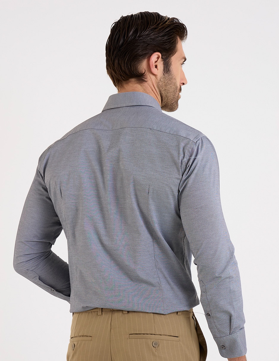 Camisa formal manga larga para hombre