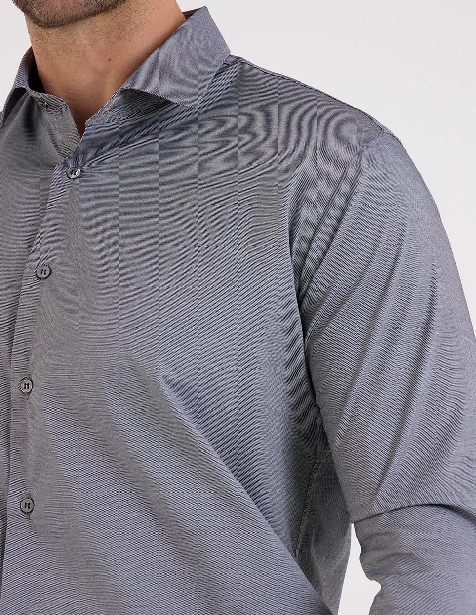 Camisa formal manga larga para hombre