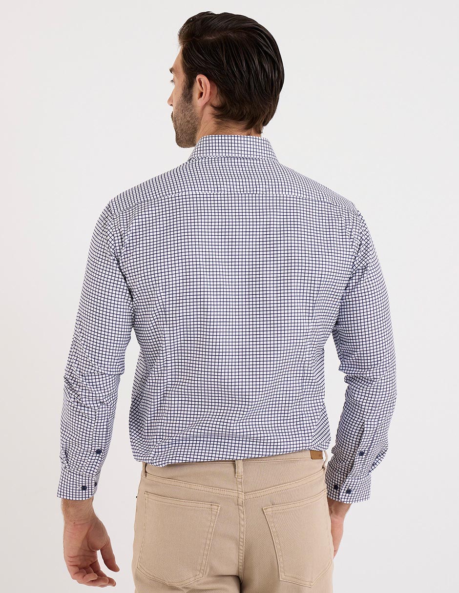 Camisa formal manga larga para hombre