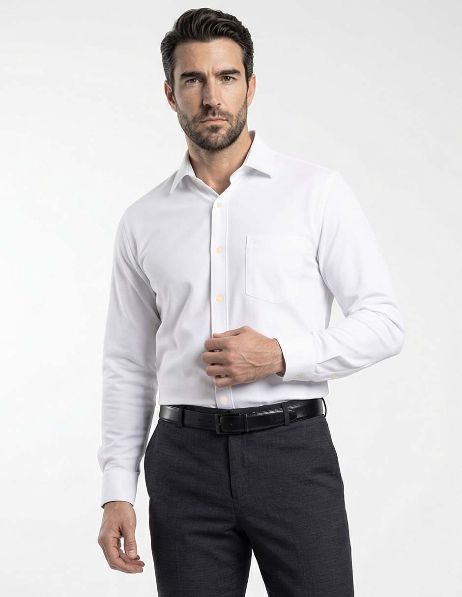 Camisa formal manga larga para hombre Camisa formal manga larga para hombre