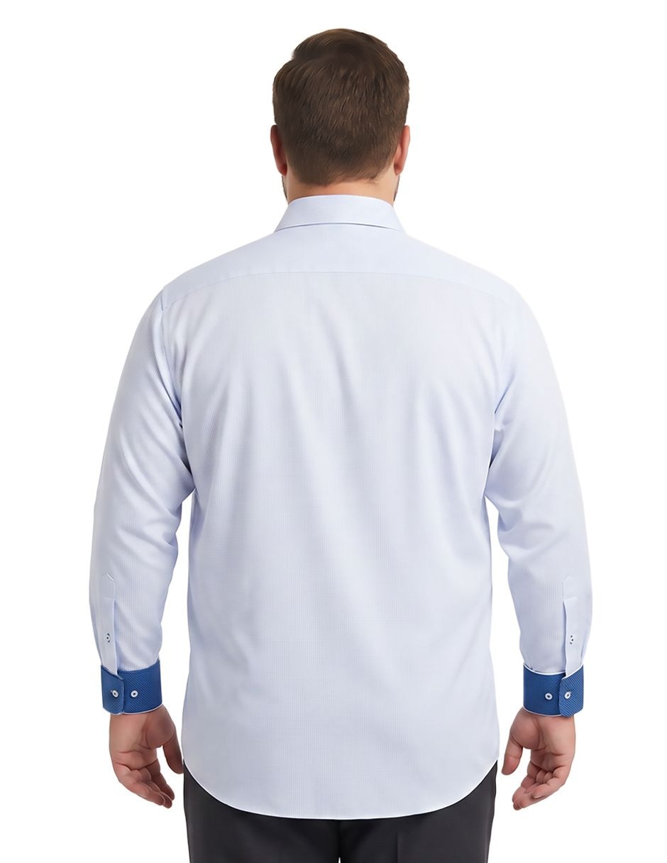 Camisa formal manga larga para hombre 2