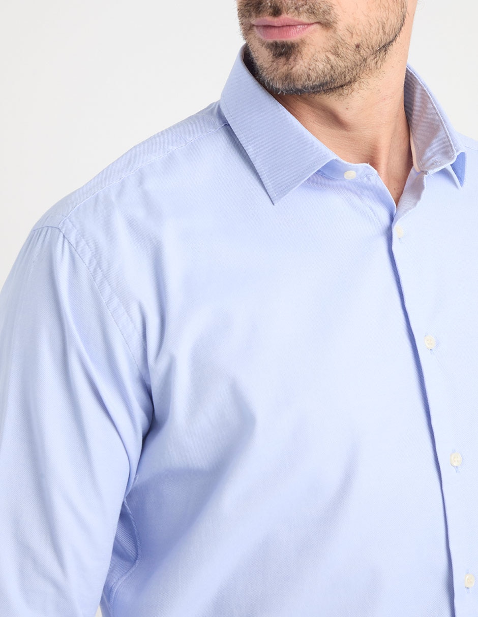 Camisa casual manga larga para hombre