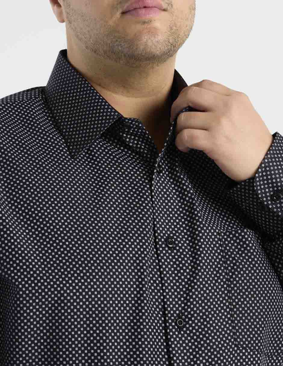 Camisa casual manga larga para hombre