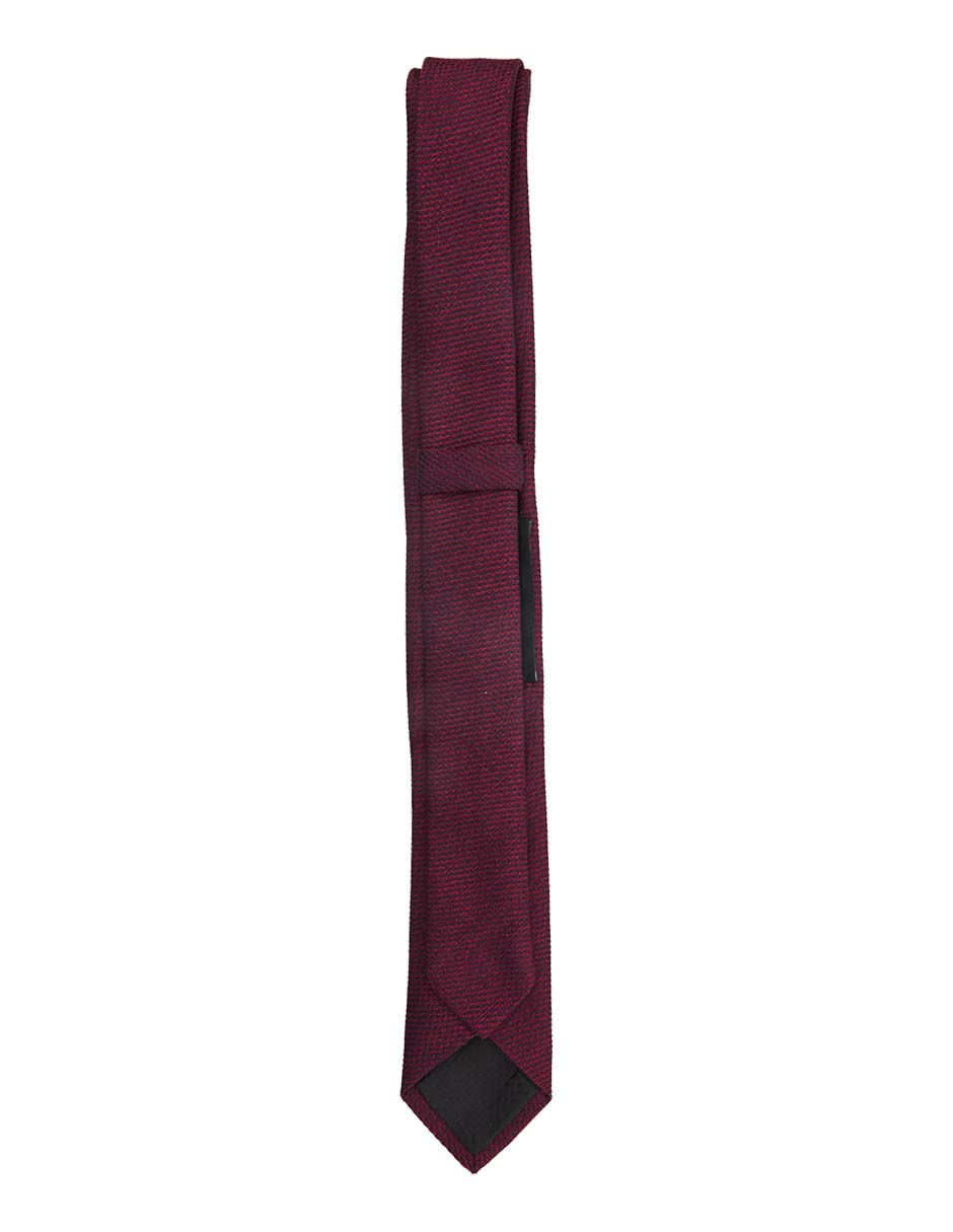 Corbata slim estampado microprint para hombre 3