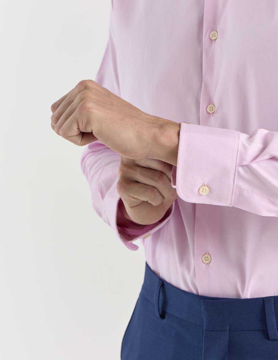 Camisa formal manga larga para hombre 2