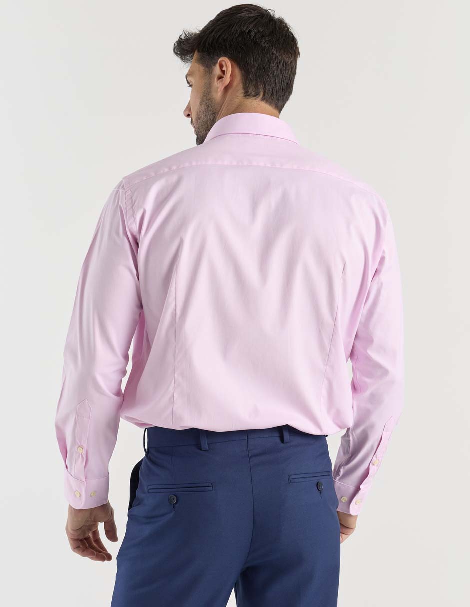 Camisa formal manga larga para hombre 6