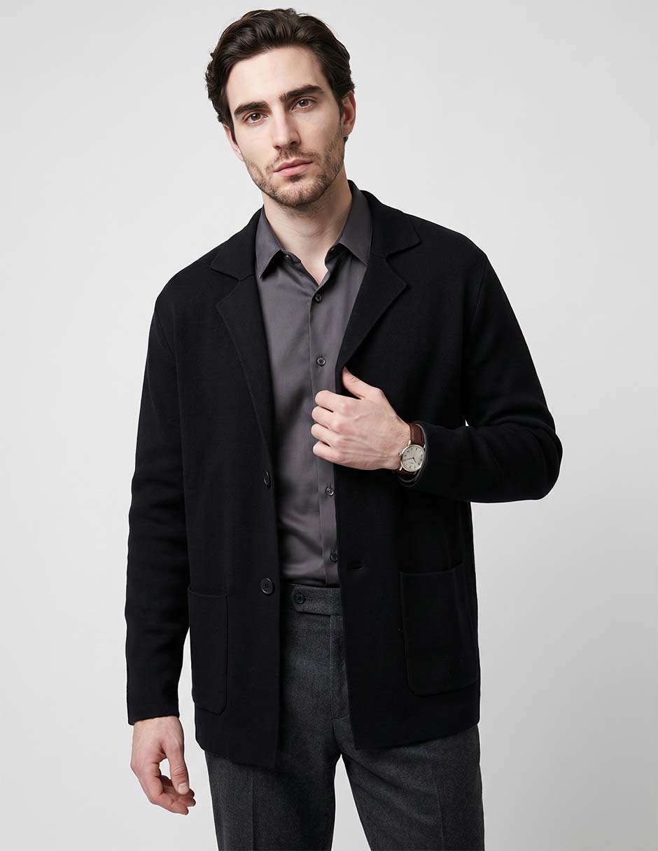 Suéter cuello solapa para hombre Suéter cuello solapa para hombre