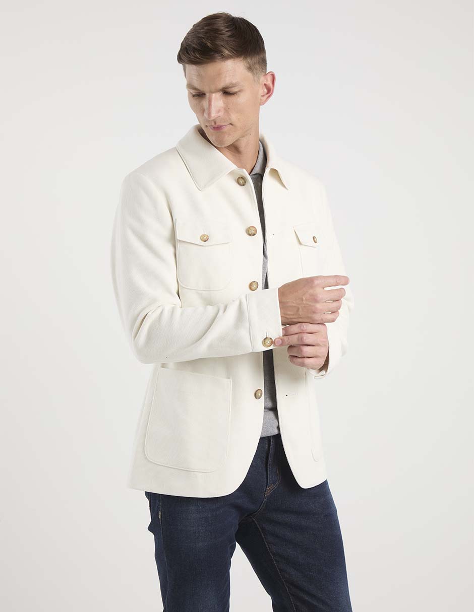Sobrecamisa casual Contempo manga larga para hombre