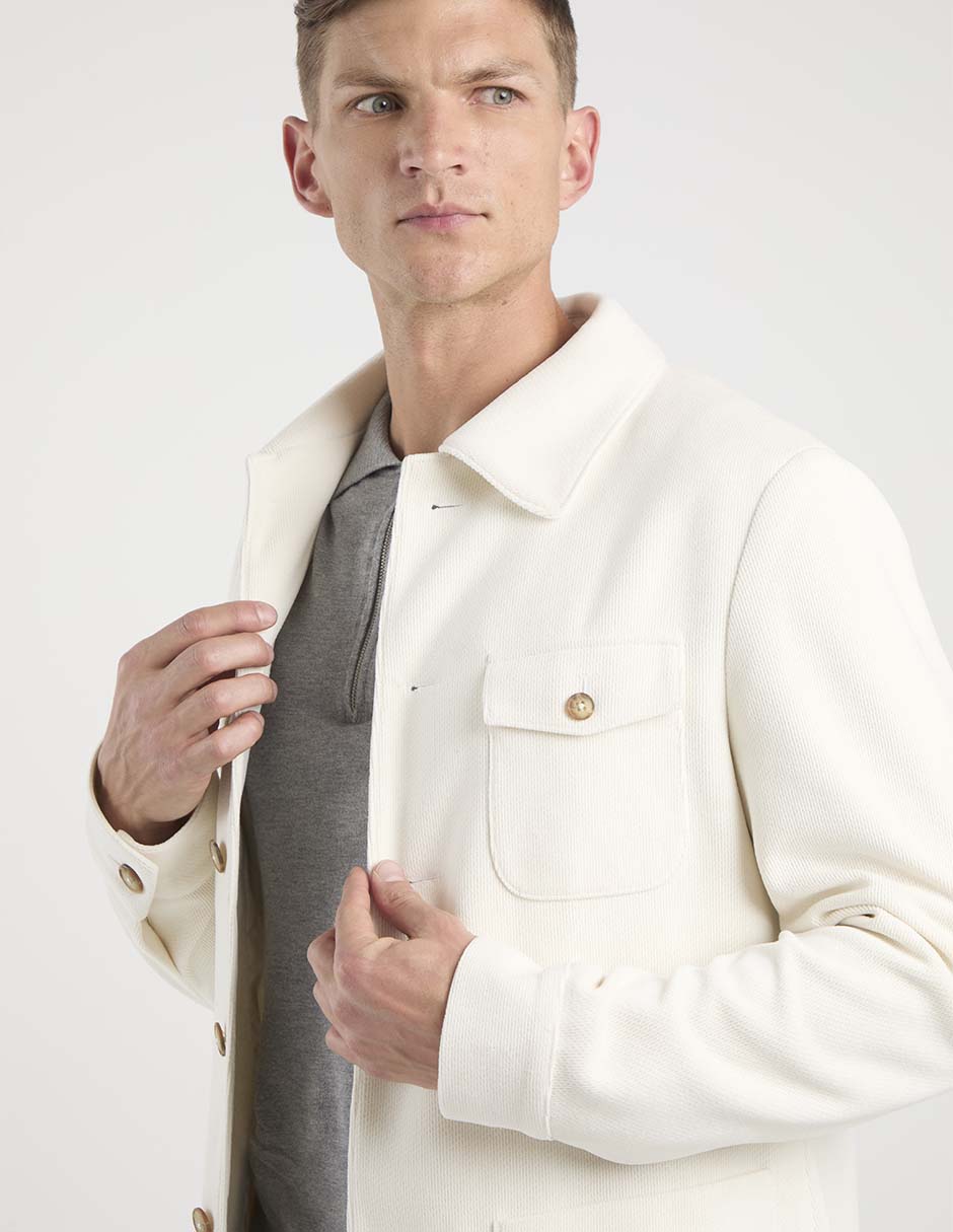 Sobrecamisa casual Contempo manga larga para hombre
