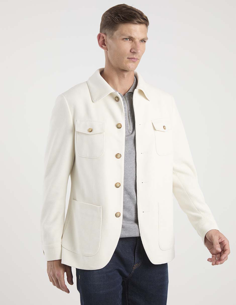 Sobrecamisa casual Contempo manga larga para hombre