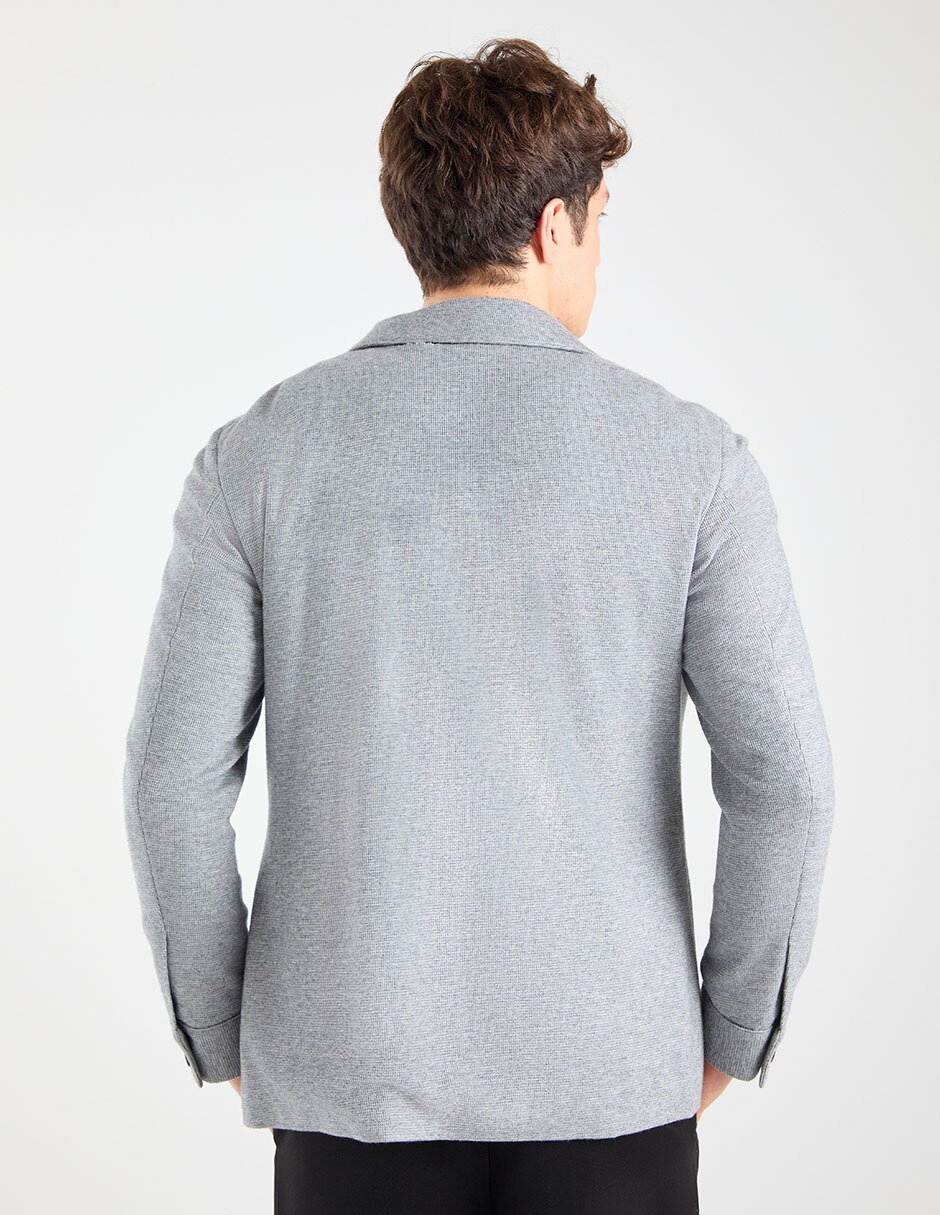 Sobrecamisa casual manga larga para hombre 6