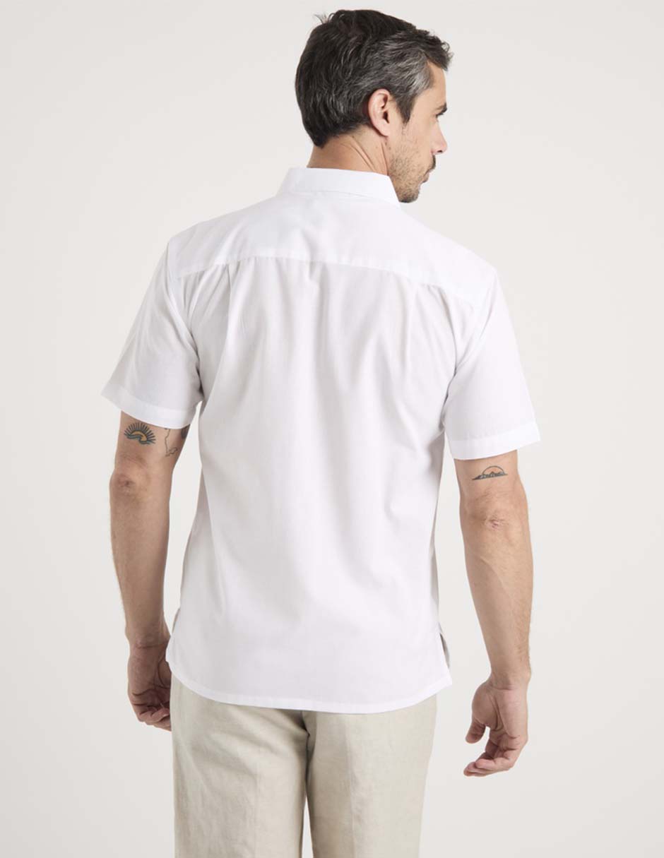 Guayabera manga corta para hombre 6