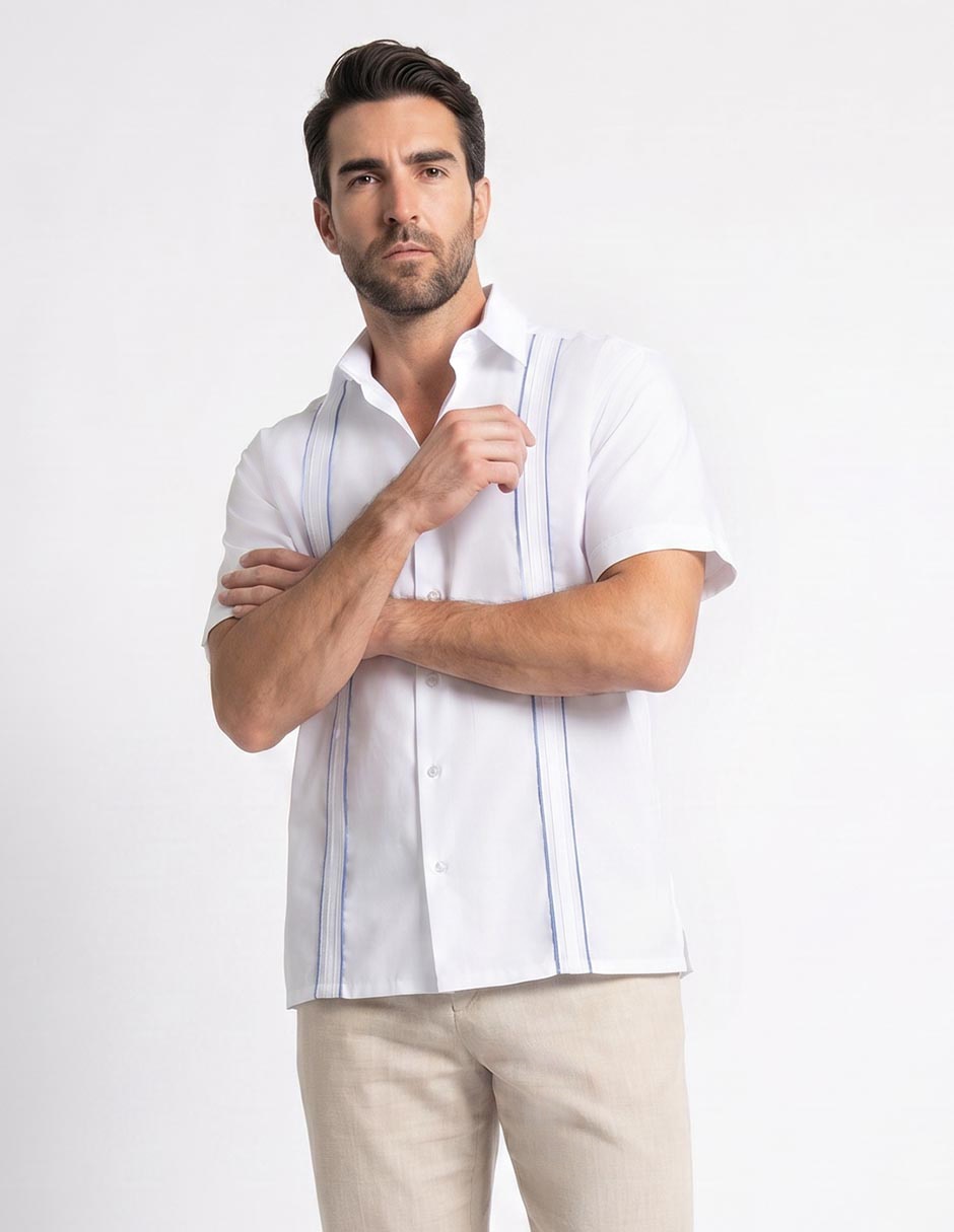 Guayabera manga corta para hombre Guayabera manga corta para hombre