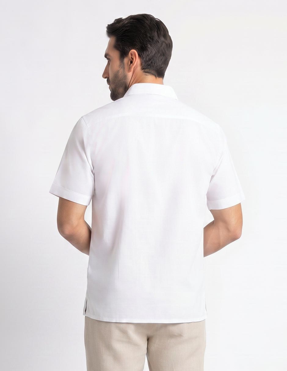 Guayabera manga corta para hombre 3