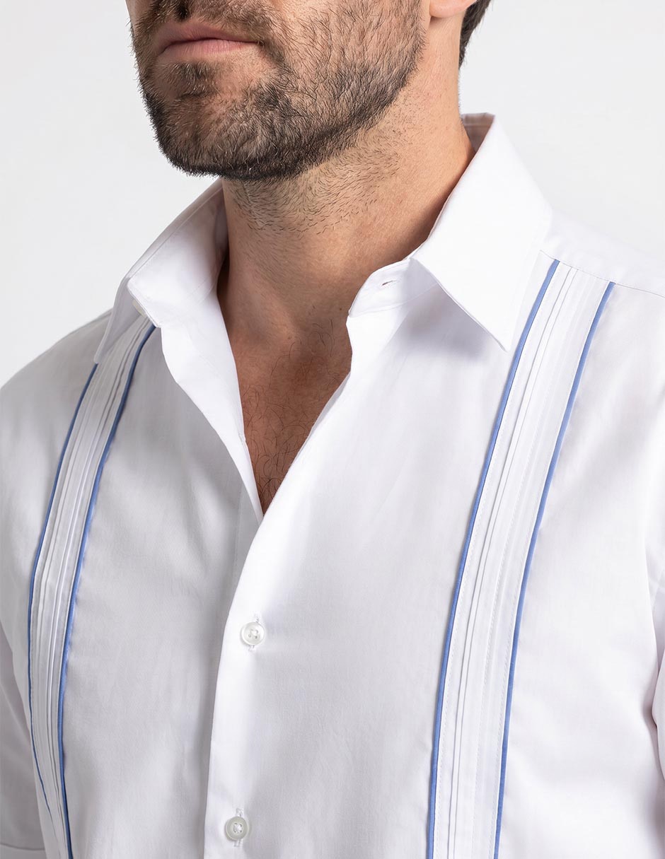 Guayabera manga corta para hombre 2
