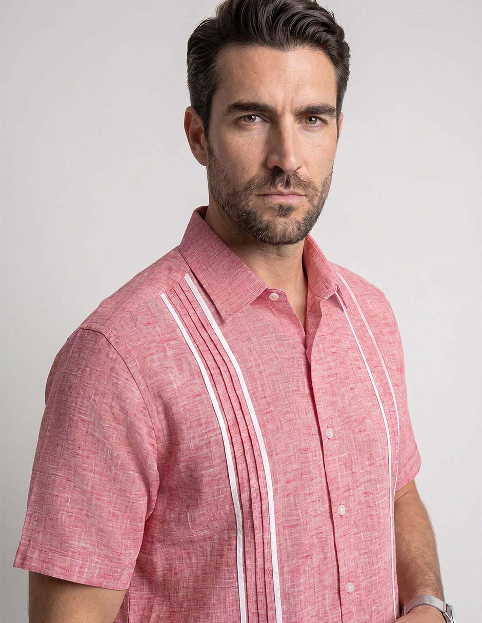 Camisa casual manga corta para hombre 3