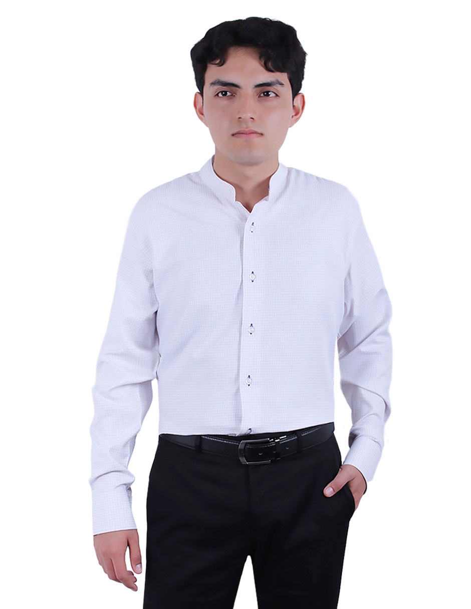 Camisa formal manga larga para hombre