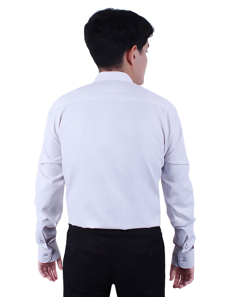 Camisa formal Parllieni manga larga para hombre