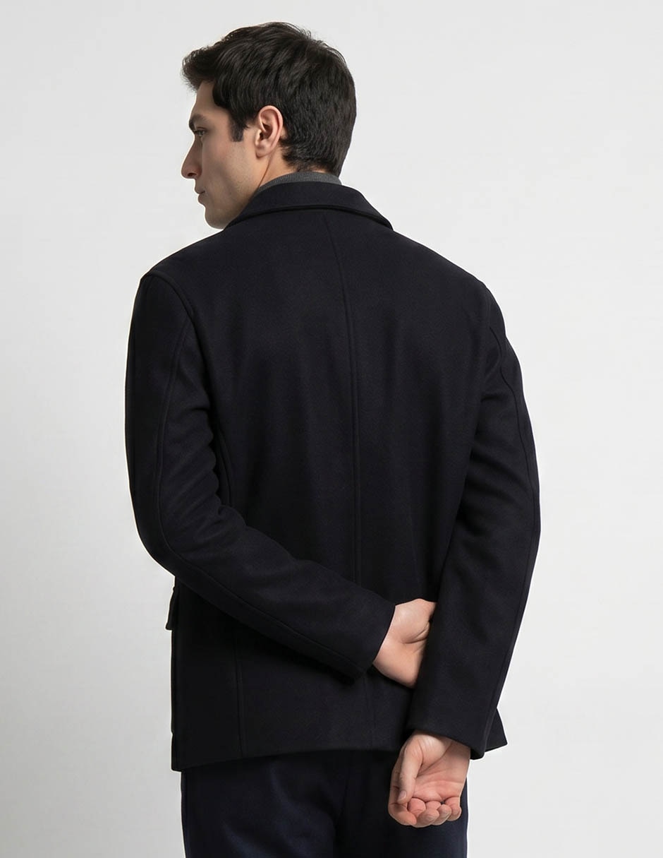 Abrigo con bolsillos para hombre 2