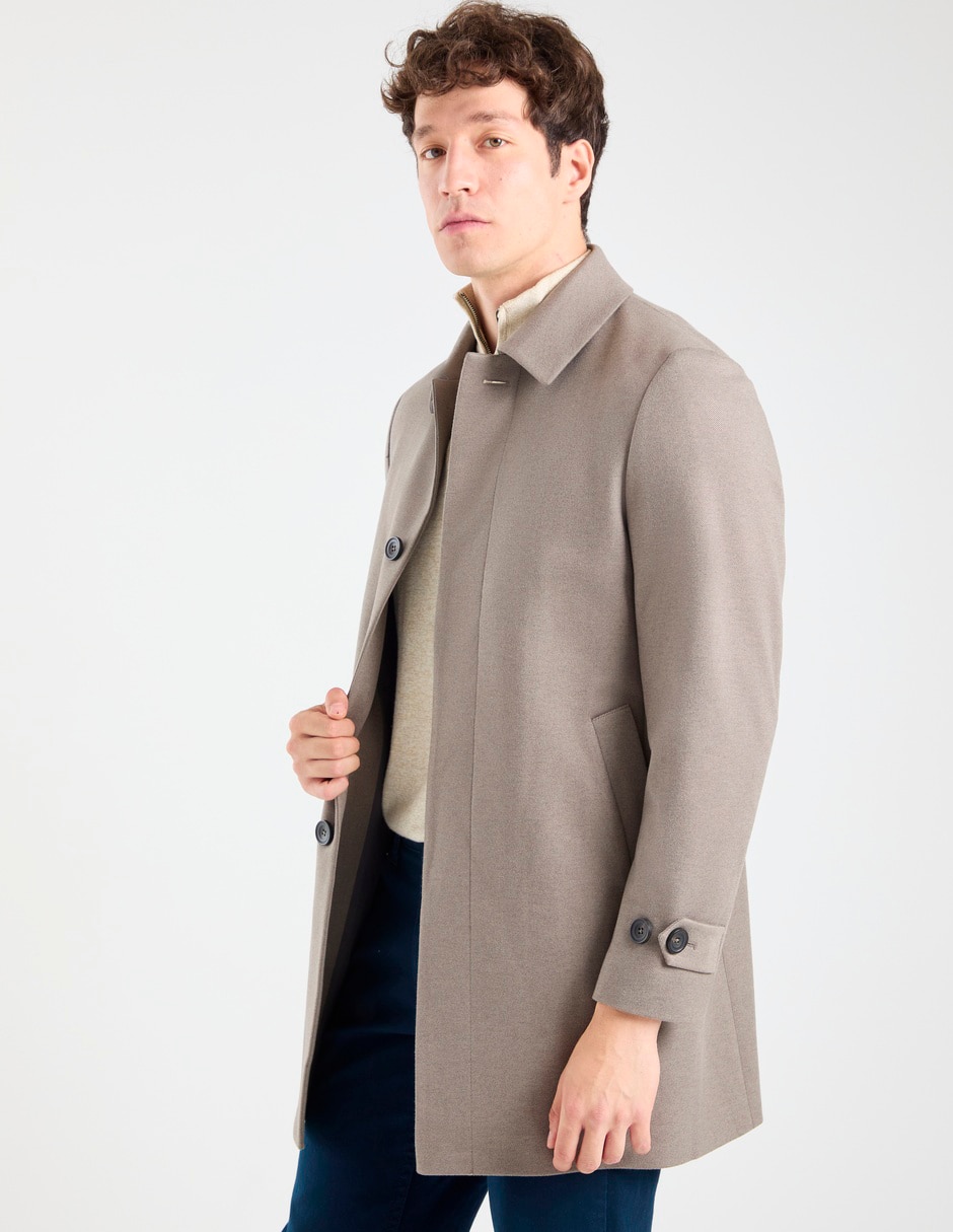 Abrigo de algodón con bolsillos para hombre 2