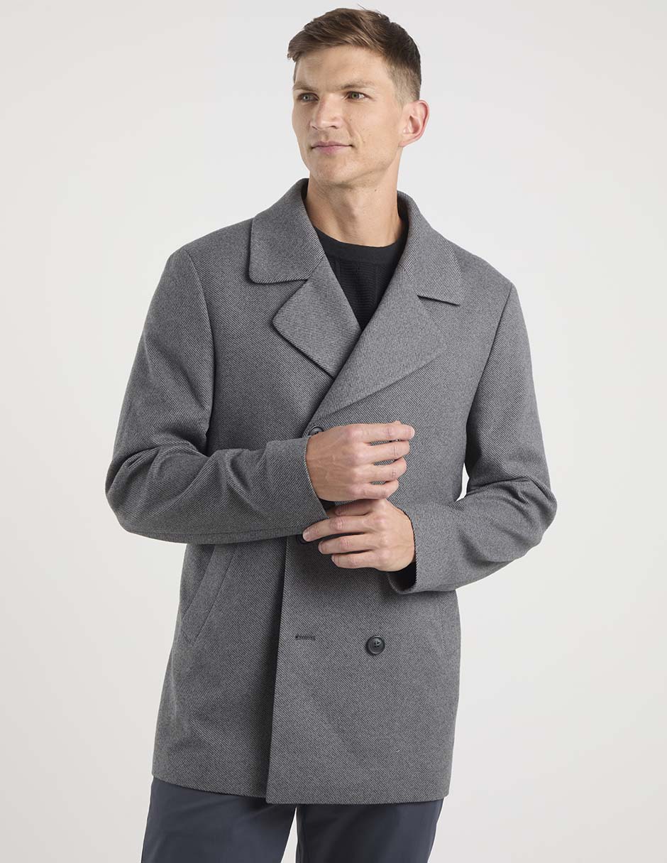 Abrigo con bolsillos para hombre 2