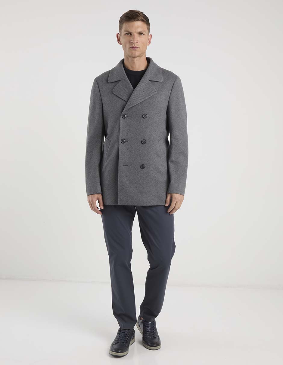 Abrigo con bolsillos para hombre 3