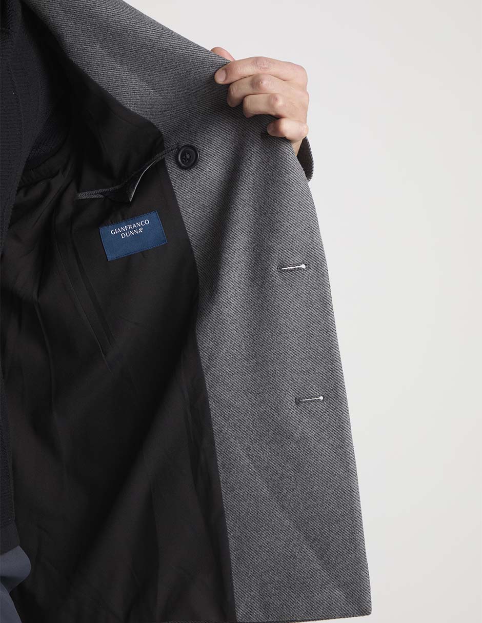 Abrigo con bolsillos para hombre 5