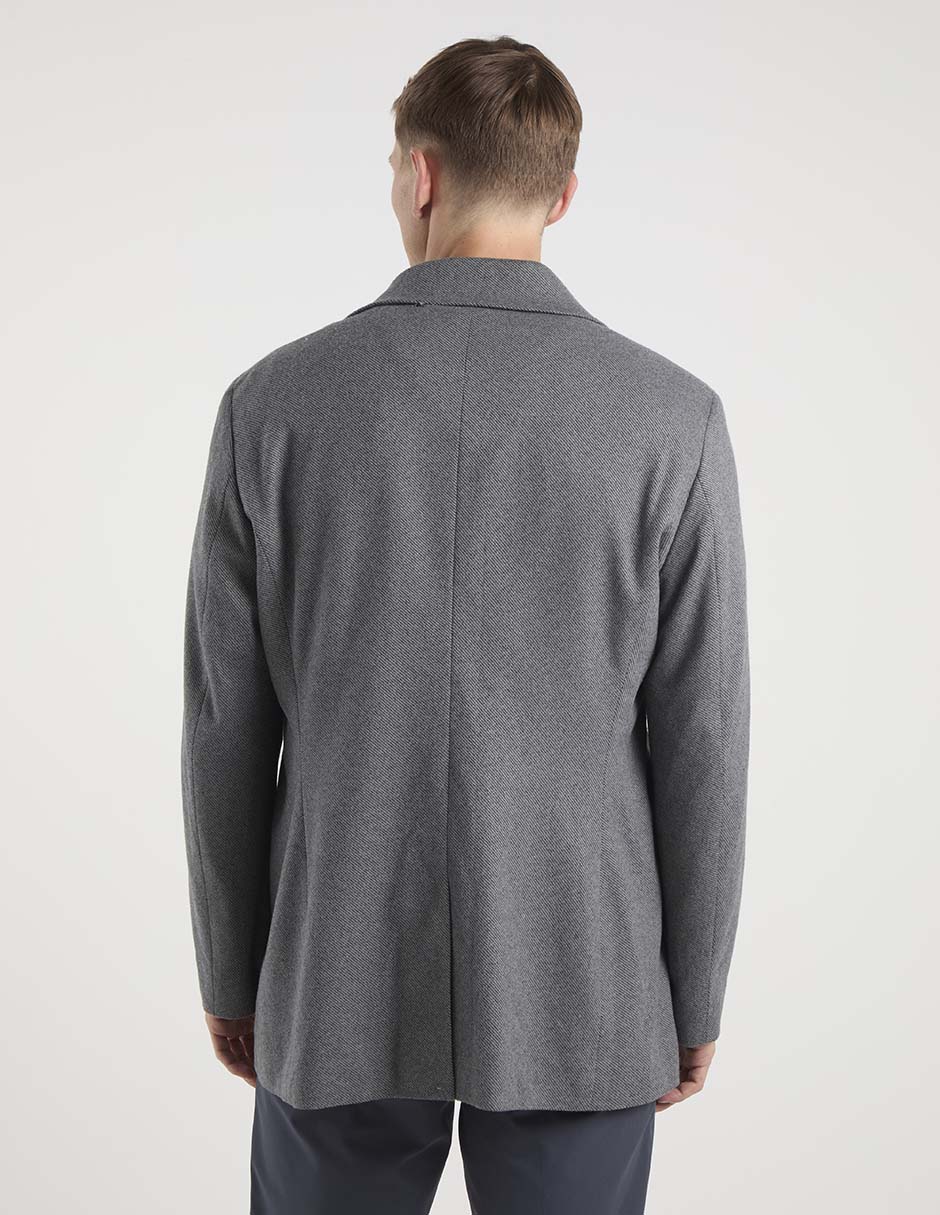 Abrigo con bolsillos para hombre 6