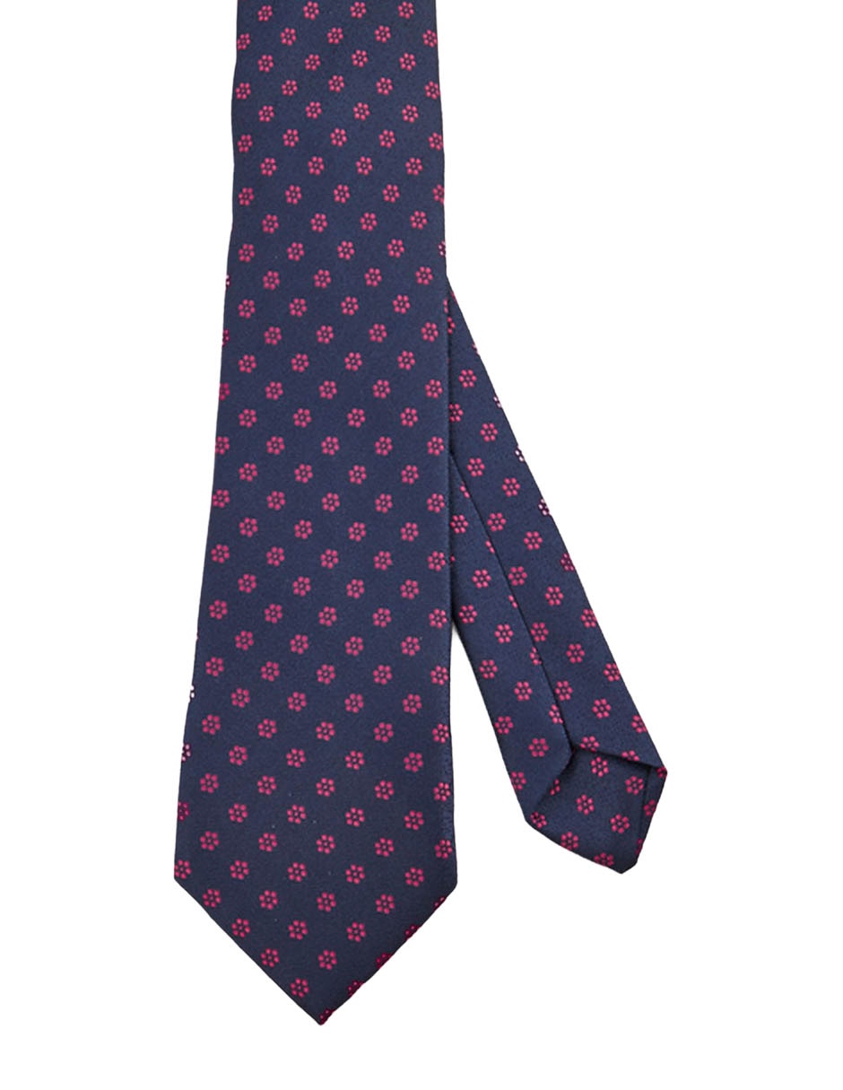 Corbata regular estampado floral para hombre