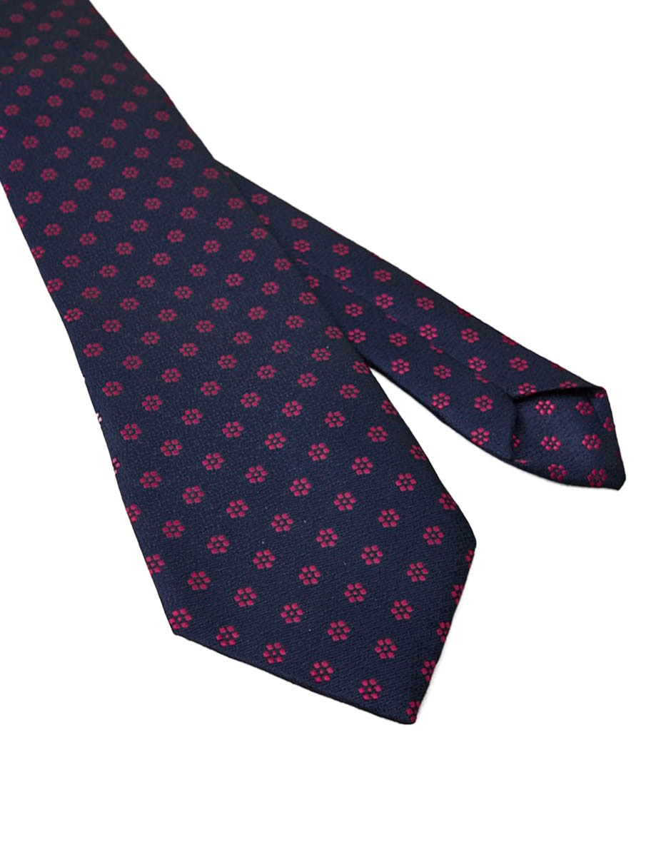 Corbata regular estampado floral para hombre