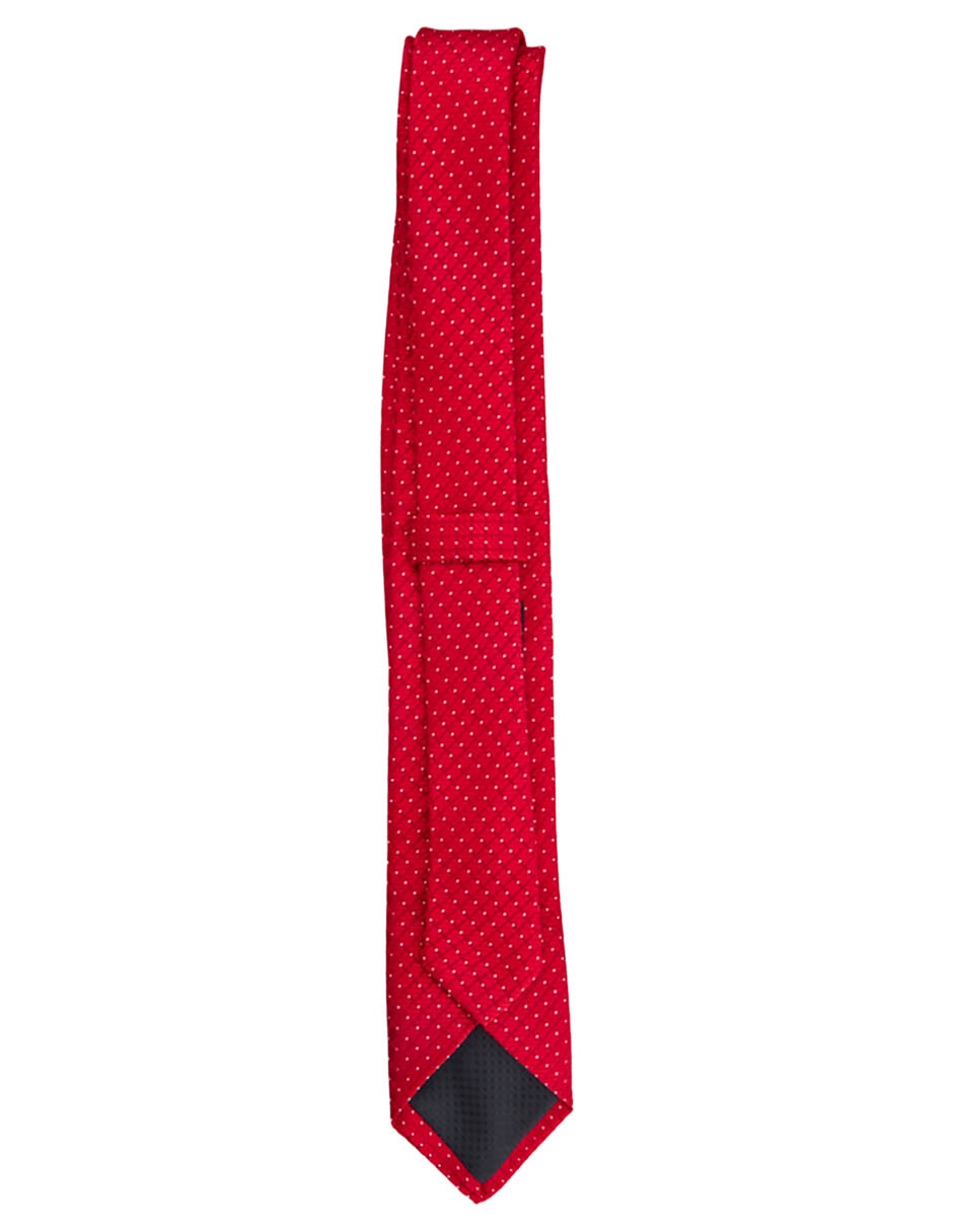Corbata regular estampado microprint para hombre 3