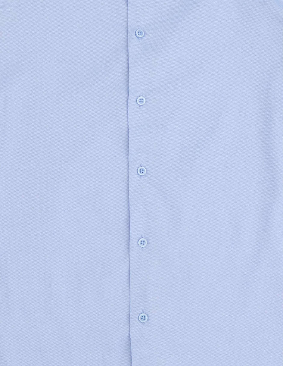 Camisa business casual manga larga para hombre