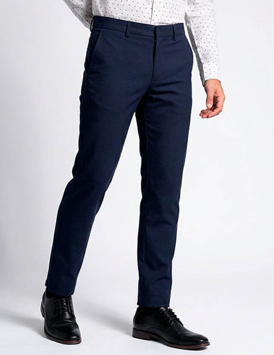 Pantalón de vestir slim para hombre