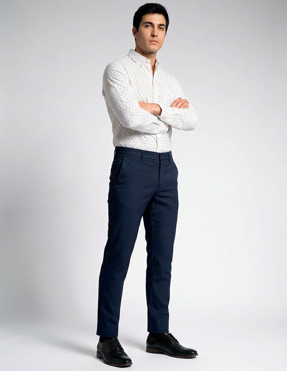 Pantalón de vestir slim para hombre 4