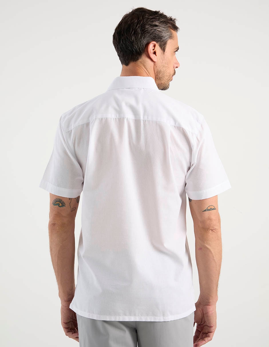 Camisa casual manga corta para hombre 6
