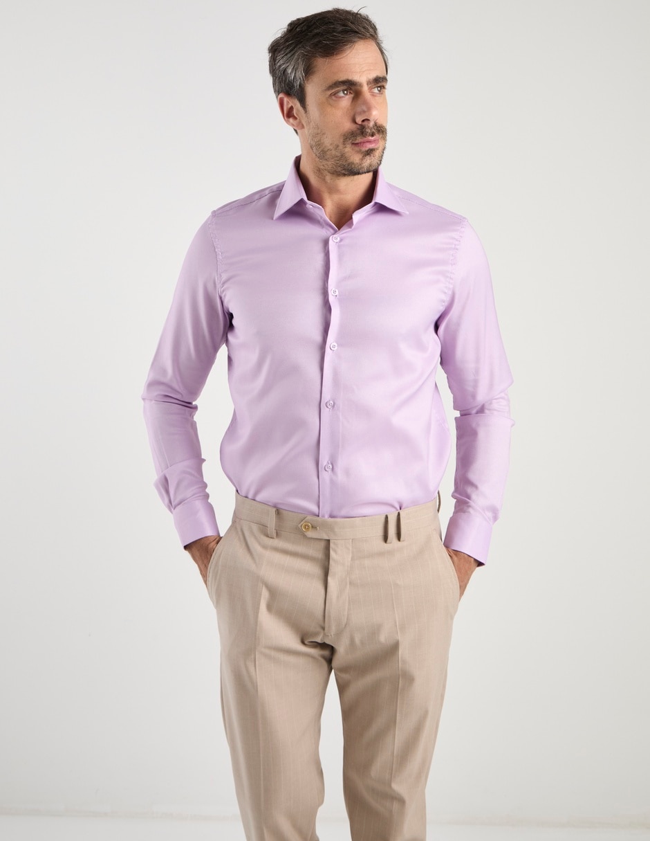 Camisa business casual manga larga para hombre Camisa business casual manga larga para hombre