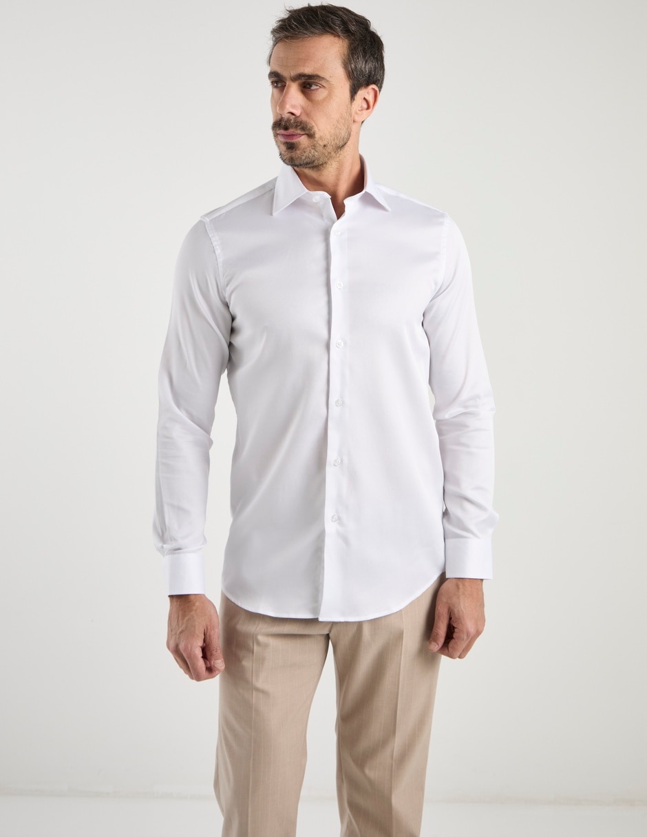 Camisa formal manga larga para hombre Camisa formal manga larga para hombre