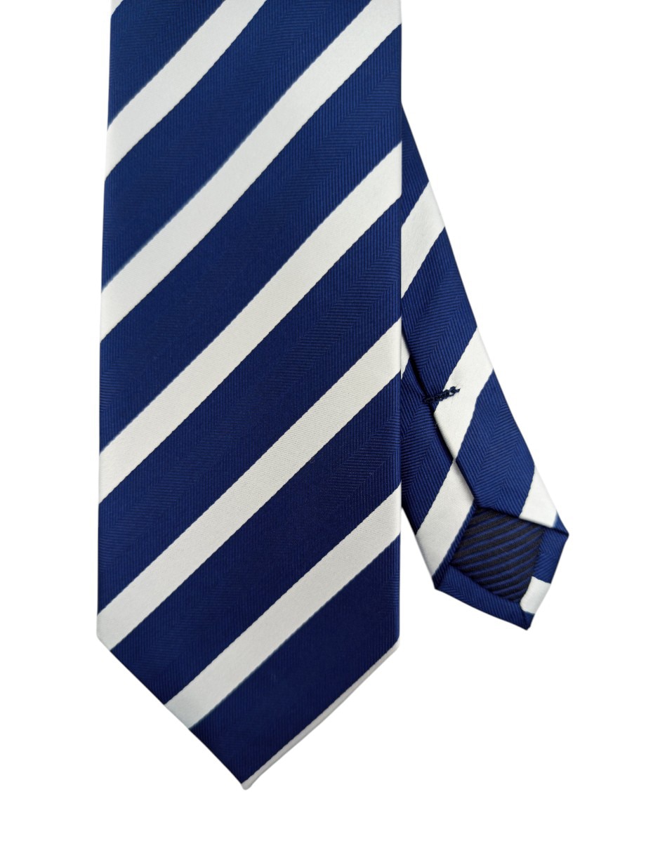Corbata Regular (6-8.5 cm) estampado a rayas para hombre