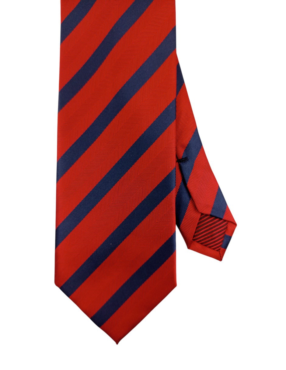 Corbata Regular (6-8.5 cm) estampado a rayas para hombre 1